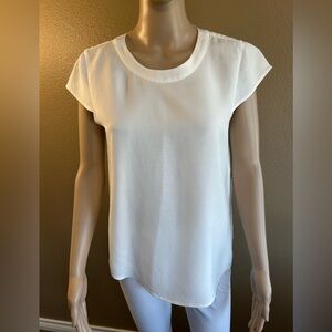J. Crew Women’s Cap-Sleeve Blouse Lyocell And Viscose Blend Sz 4